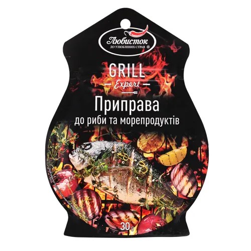 Приправа до риби і морепродуктів Grill Expert Любисток м/у 30г