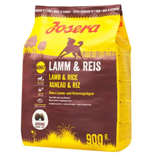 Корм сухий Josera Lamm & Reis з ягням та рисом для собак з харчовою алергією 900г