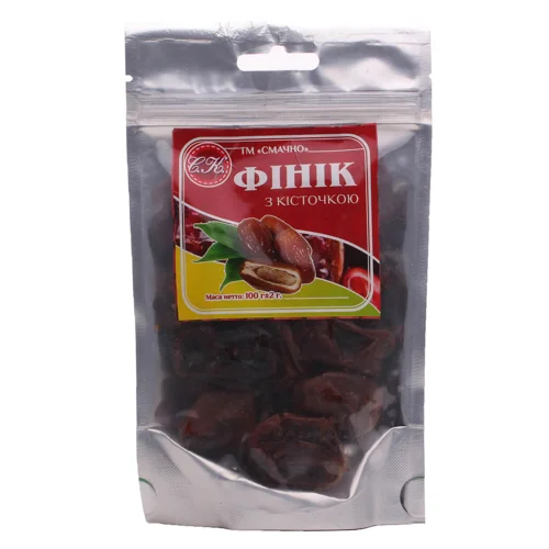 Фініки Смачно з кісточкою,100г