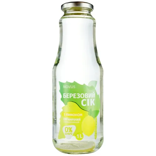 Сік Novus Бадьорість березовий з лимоном 1л