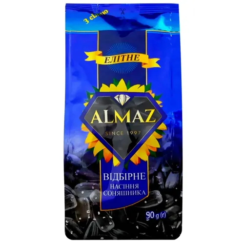 Насіння соняшника Almaz Преміум з сіллю 90г