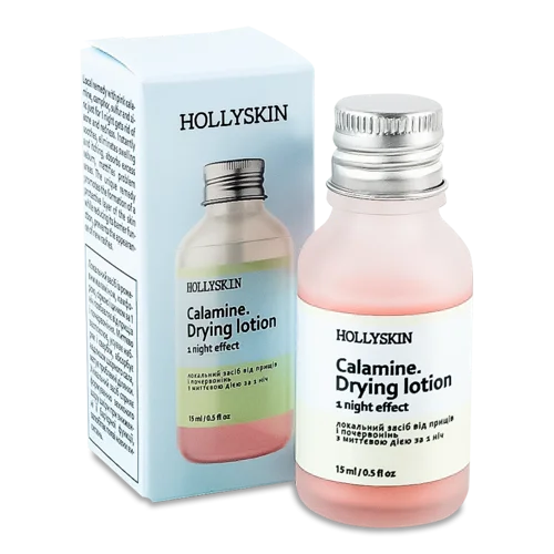 Засіб Від Прищів І Почервонінь Локальний з Миттєвою Дією Calamine Hollyskin 15мл