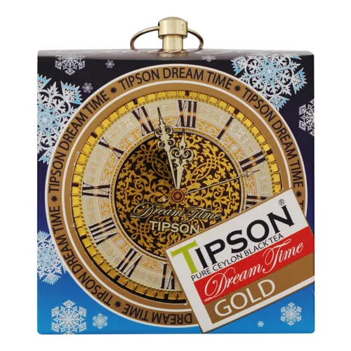 Чай чорний Gold Dream Time Tipson картонна упаковка 30г