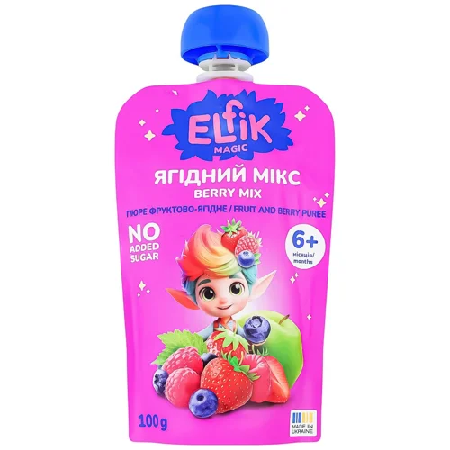 Пюре Elfik Magic Ягідний мікс 100г