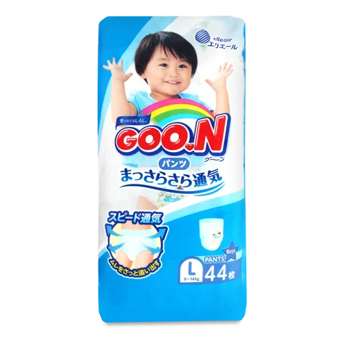 Дитячі Підгузки Гігієнічні Goo.N, 9-14 кг, 44 шт, в/ґ
