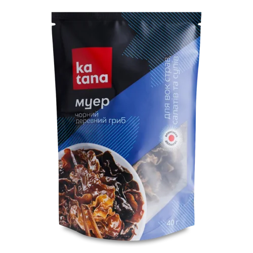 Гриб Деревний Чорний Для Вок Страв, Салатів І Супів, Муер, в/ґ, 40г