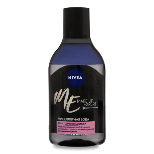 Вода Міцелярна Для Зняття Стійкого Макіяжу Make Up Expert Nivea, 400мл