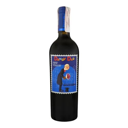 Вино 750мл 14.5% червоне сухе Petit Verdot Dandy Dad Happy Family пл