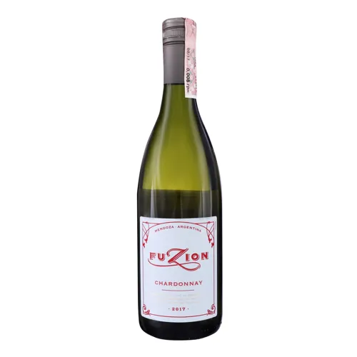 Вино 0.75л 12% біле сухе Chardonnay Fuzion пл