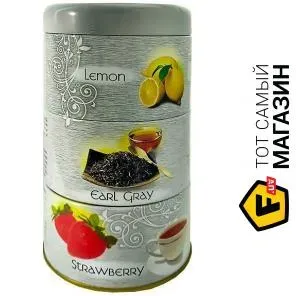 Мери Чай Індійський чорний чай ароматизований 3в1 у бляшаній коробці 120г