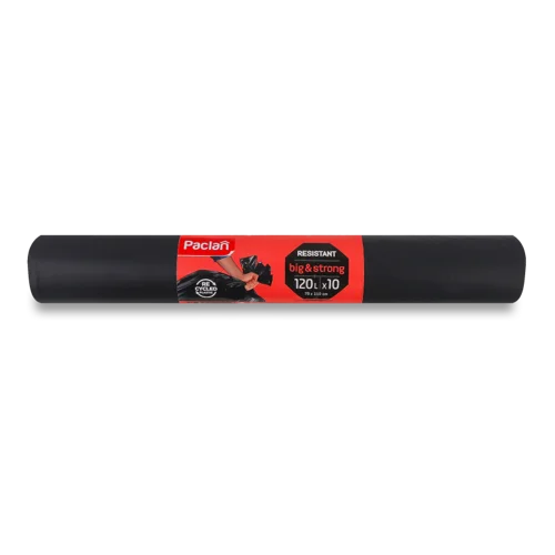 Мішки Для Сміття 120л Big&Strong Paclan, 10шт