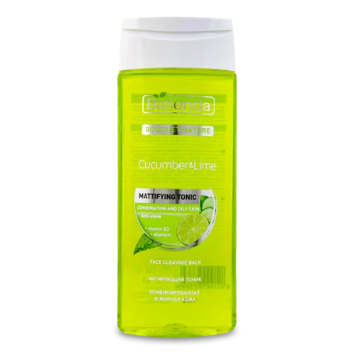 Тонік Для Обличчя Матуючий Cucumber&Lime Bielenda, 200мл