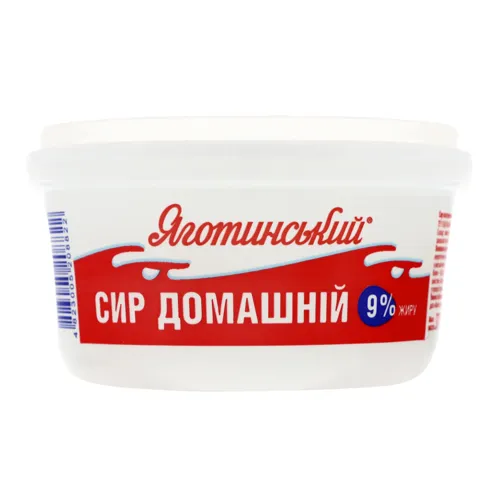 Сир кисломолочний 9% Яготинський ст 370г