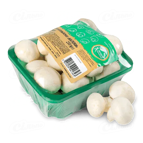 Гриби шампіньйони-малюки «Зелена Країна» свіжі, 250г