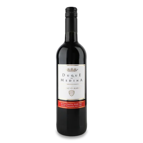 Вино Червоно Сухе Вищого Ґатунку 13.5% 0.75Л Duque De M