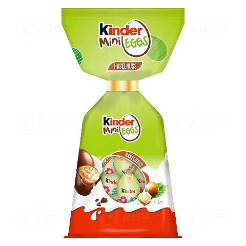 Цукерки Kinder яйця шоколадні з фундучним кремом, 85г