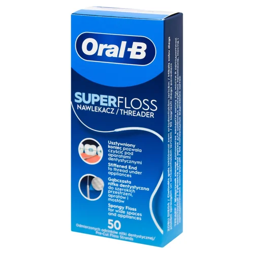 Зубна нитка Oral-B Super Floss 50м