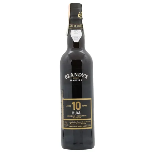 Вино Blandy's Madeira Bual Medium Rich 10 років біле кріплене 19% 0,5л