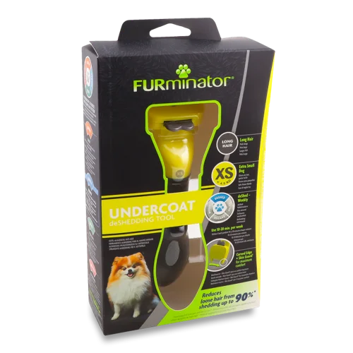 Гребінець для собак з довгою шерстю FURminator XS, ручний, для догляду