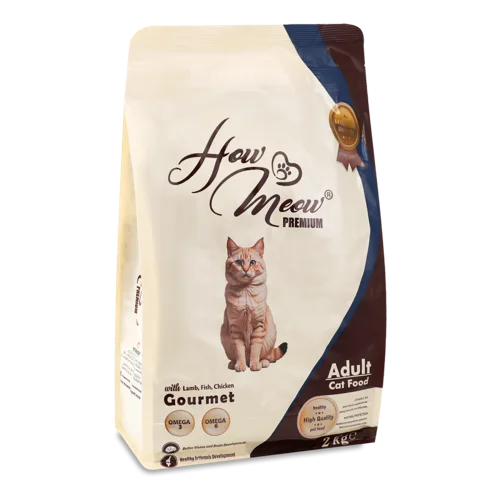 Корм Дорослих Котів Gourmet Ягня Курка Риба Сухий, В/ґ, 2кг