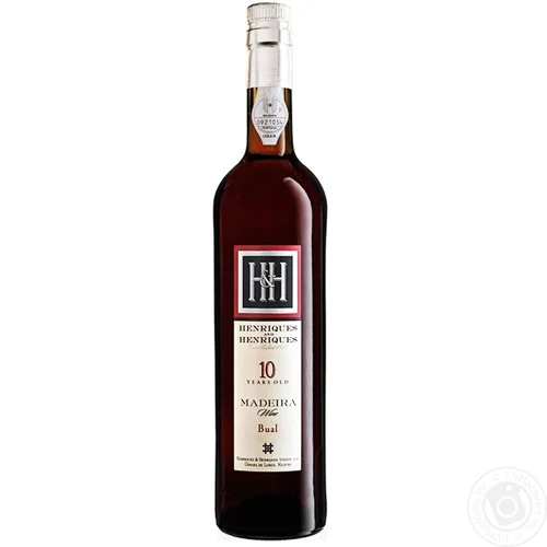 Вино Henriques & Henriques Madeira Bual 10 років біле солодке 19% 0,5л