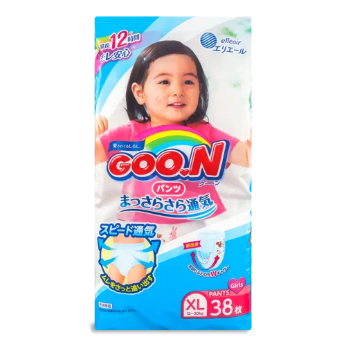 Дитячі Підгузки Гігієнічні Goo.N, 12-20 кг, 38 шт, в/ґ