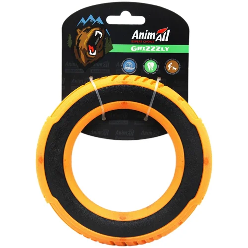 Іграшка для собак AnimAll GrizZzly Супер-кільце 12,8x12,8x2,2см помаранчевий