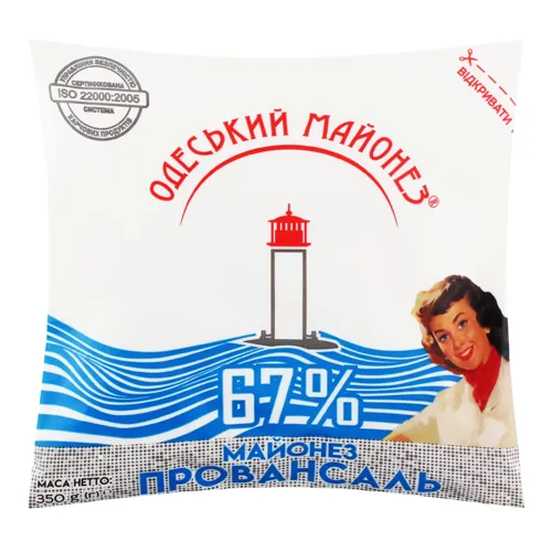 Майонез 67% Провансаль Одеський майонез м/у 350г