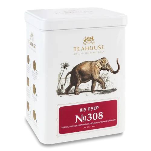 Чай Постферментований Китайський Шу Пуер Teahouse, з/б 250г