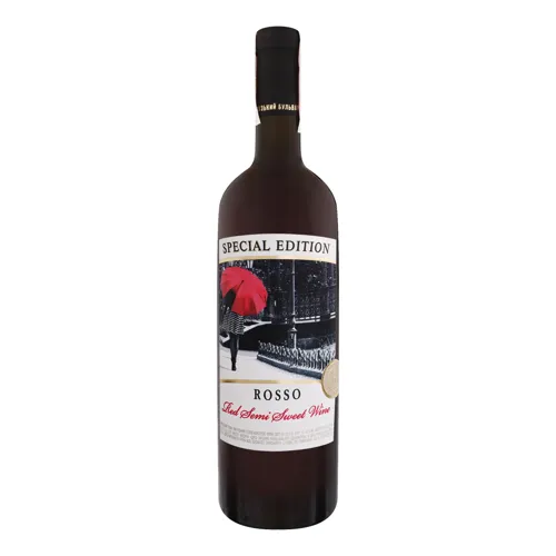 Вино 0.75л 9-12% червоне напівсолодке Rosso Французький бульвар пл