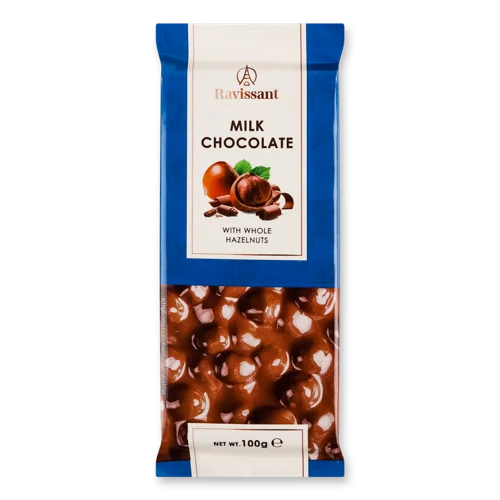 Шоколад Молочний З Лісовими Горіхами В/Ґ, 100г