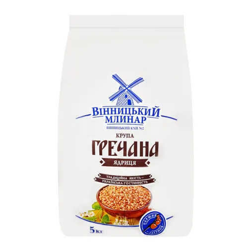 Крупа гречана ядриця Вінницький Млинар м/у 5кг