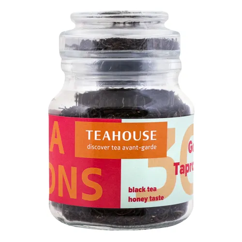 Чай чорний Gold of Taprobana Teahouse скляна банка 50г