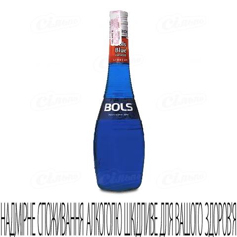 Лікер Bols Blue Curacao 21%, 0,7л