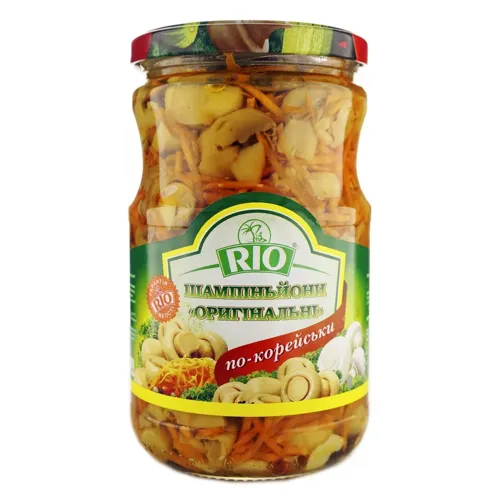 Шампіньйони Rio оригінальні по-корейськи 520г