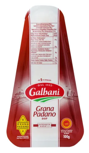 Сир 32% Grana Padano Galbani вищого ґатунку 100г