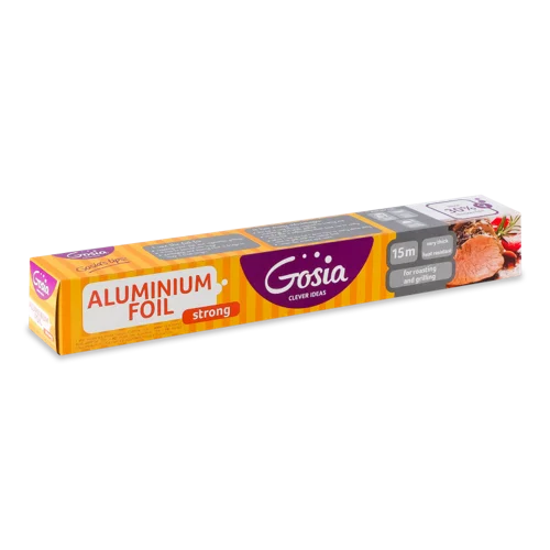 Фольга Харчова Алюмінієва В/ґ 15м №4468 Gosia 1шт