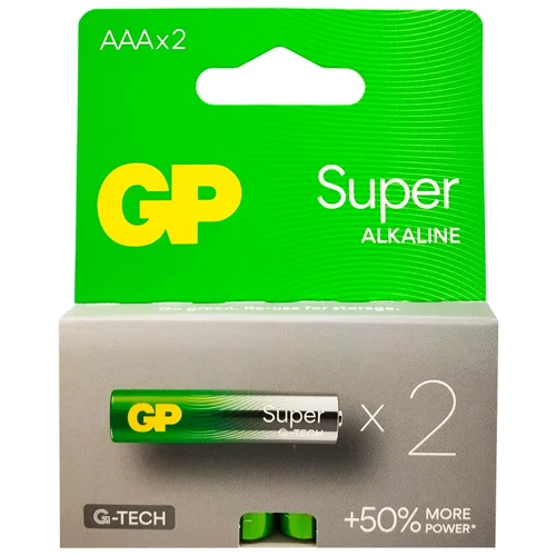 Батарейки GP Super Alkaline 24A LR03 AAA 2шт