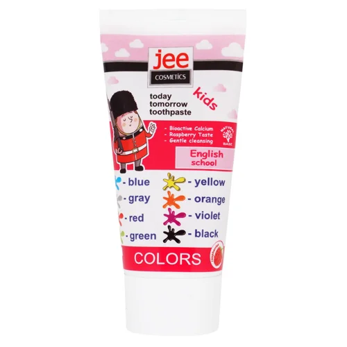 Зубна паста дитяча Jee Cosmetics Colors зі смаком малини 50мл