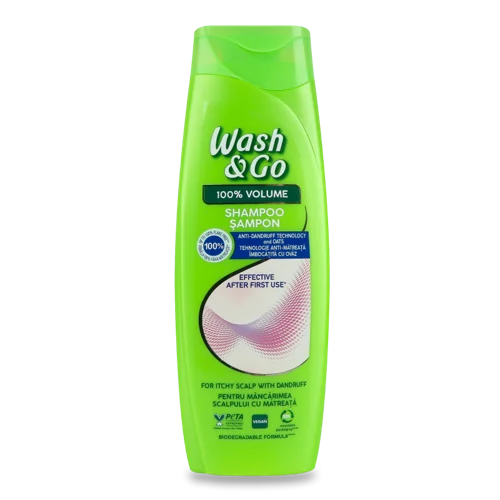 Шампунь Проти Лупи 100% Volume Wash&Go, 360мл