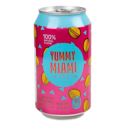 Напій Yummy Miami Mango газований з/б 0,355л