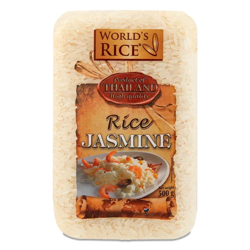 Рис World`s rice Жасмін,500г