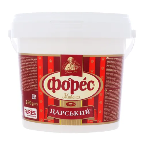 Майонез 72% Царський Форес відро 850г