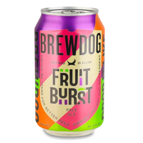 Пиво Brew Dog Fruit Burst світле фільтроване з/б