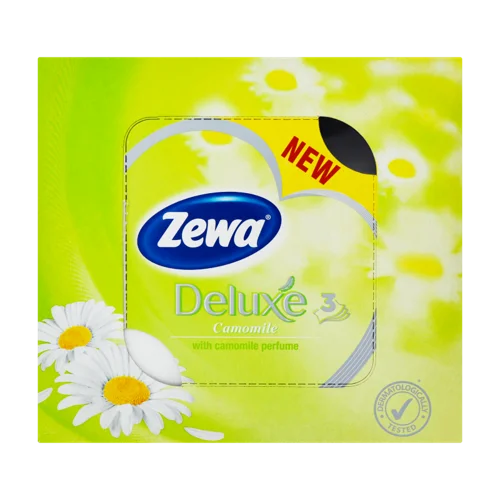 Серветки для обличчя Zewa Elegance, 3-шарові, 60 шт, в/ґ