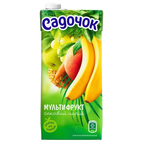 Напій соковий Садочок Мультифрукт 0,95л