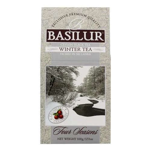 Чай чорний Зима Чотири сезони Basilur к/у 100г