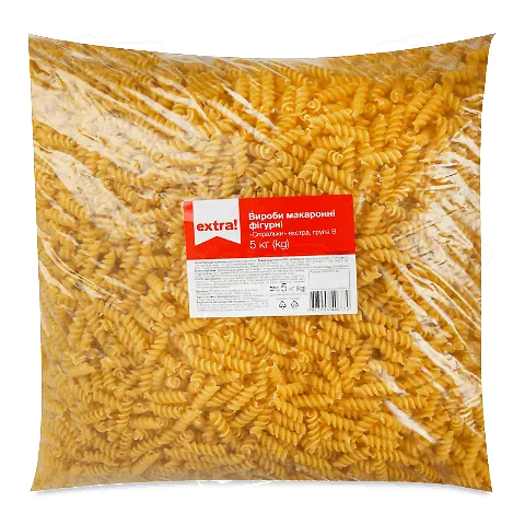 Вироби макаронні Extra! Спіраль, 5кг