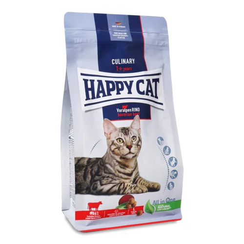 Корм Для Котів Happy Cat Culinary Говядина, Сухий, В/ґ, 1кг