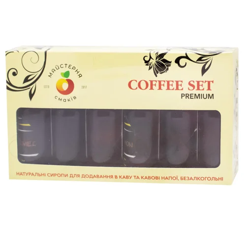 Набір сиропів Майстерня Смаків Coffee Set 40мл*6шт